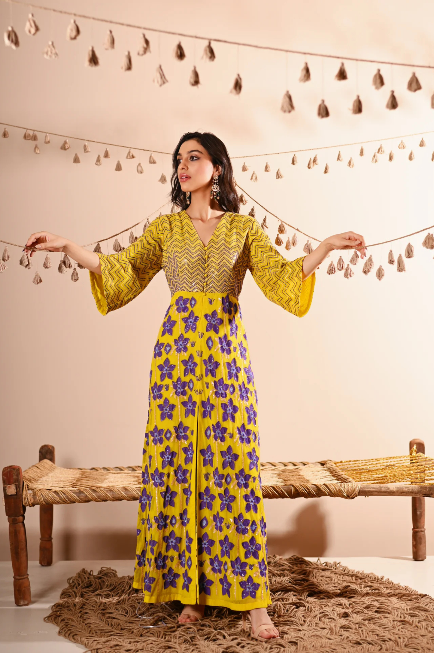 The Winter Flower Kurta set