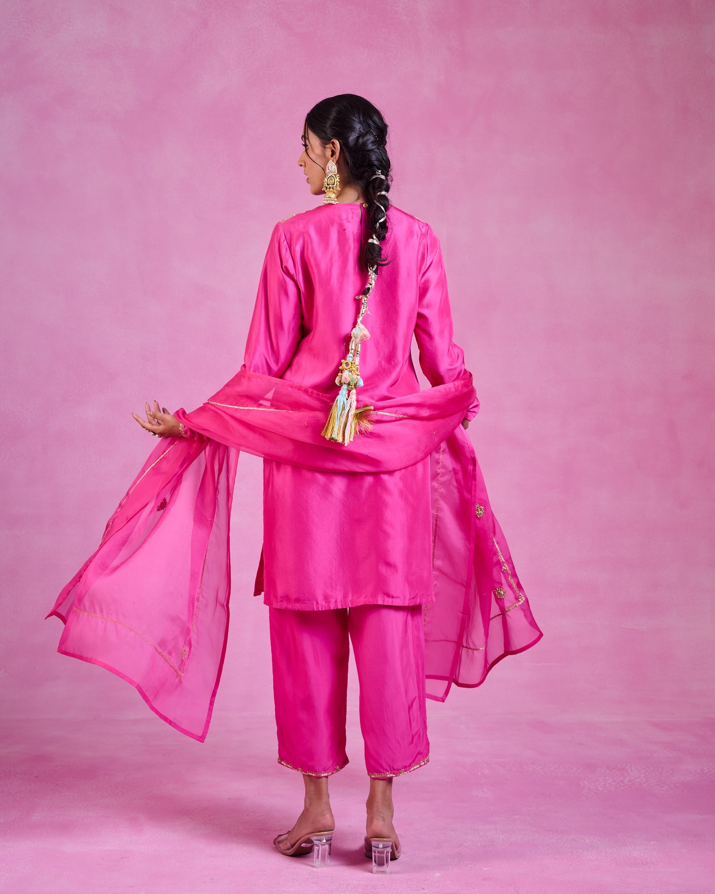 The Eternal Fuchsia Pink Kurta Set