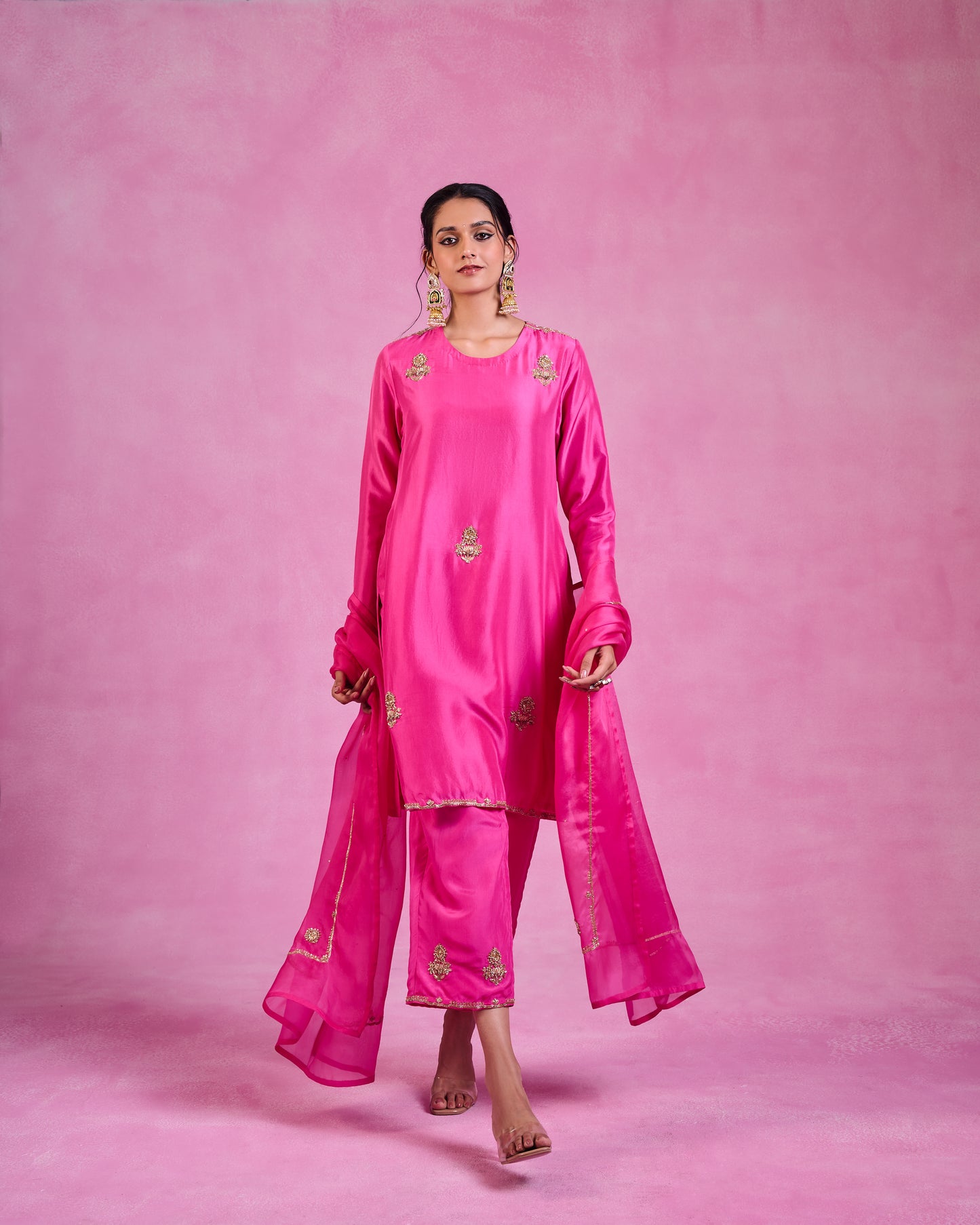The Eternal Fuchsia Pink Kurta Set