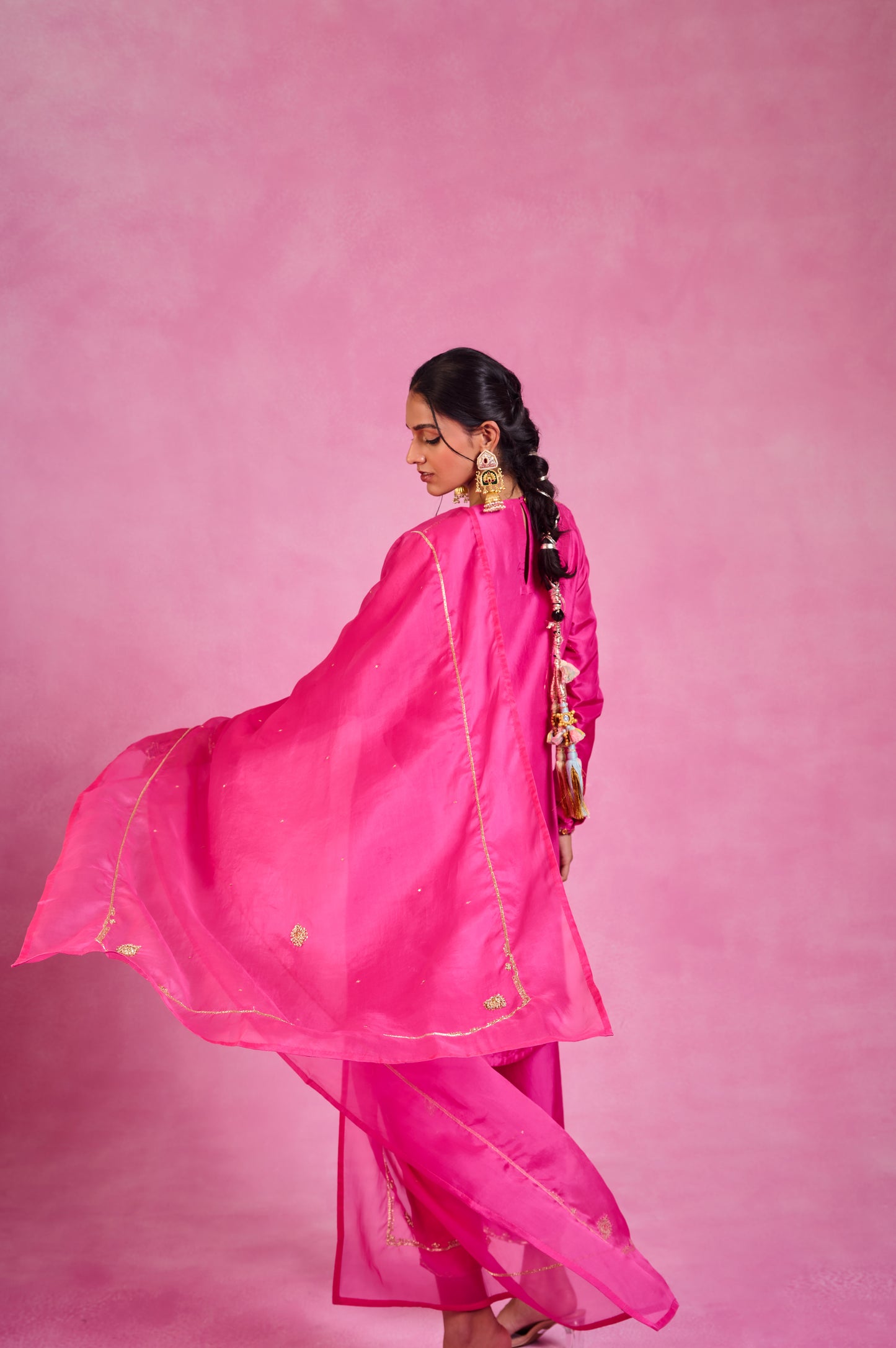The Eternal Fuchsia Pink Kurta Set