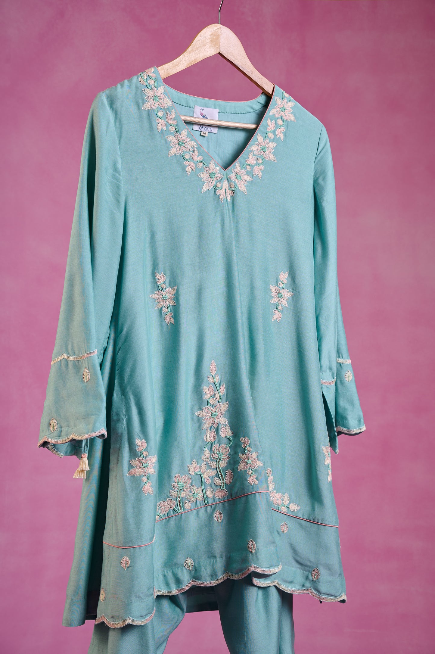 The Ethereal Blue Short- Kurta & Salwar Set