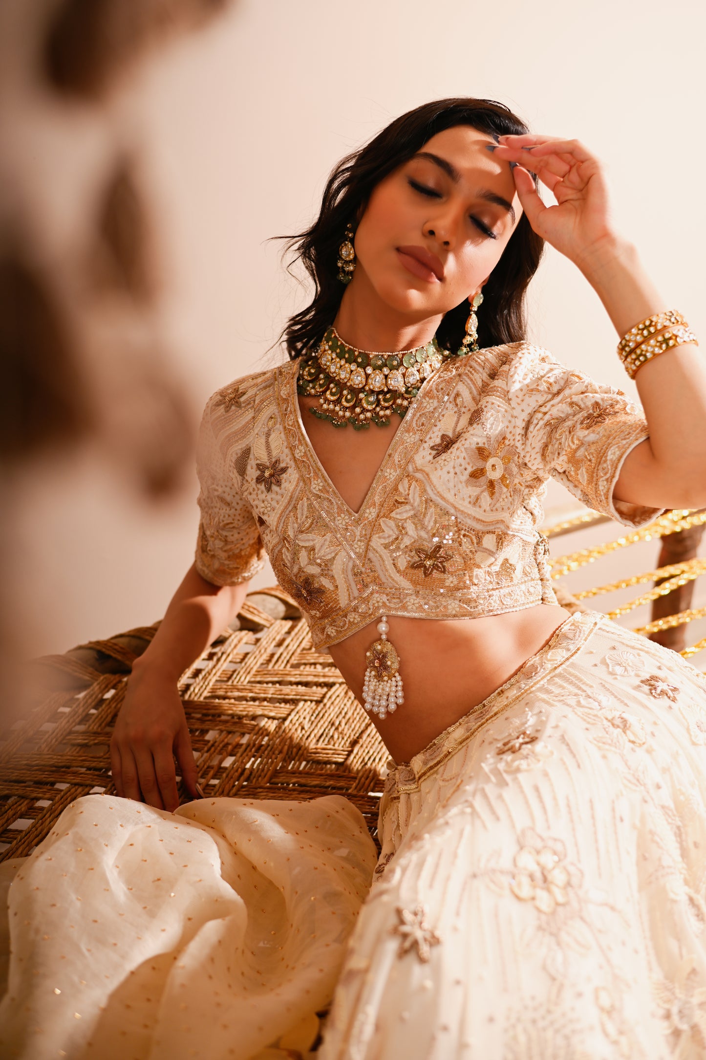 The Ivory Bloom Lehenga Set
