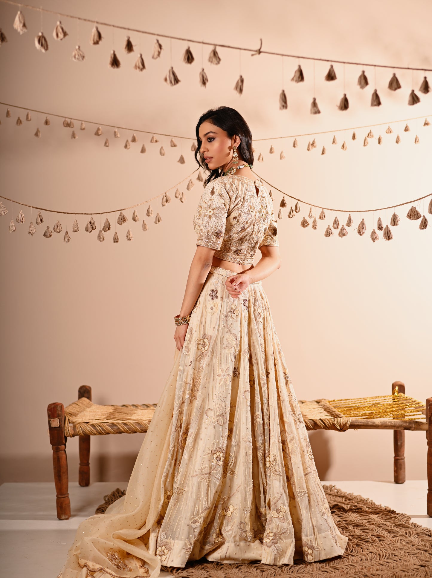 The Ivory Bloom Lehenga Set