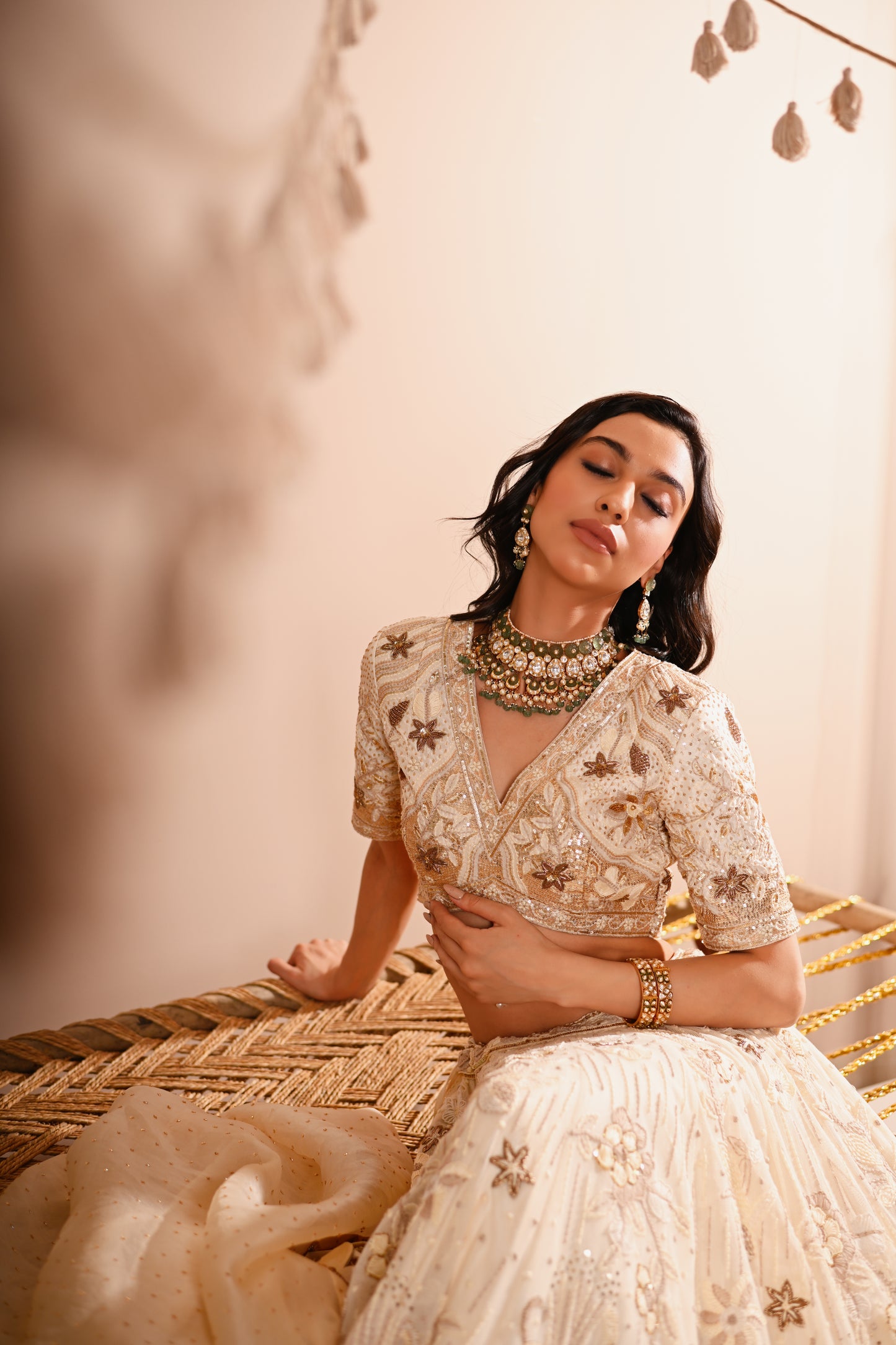 The Ivory Bloom Lehenga Set