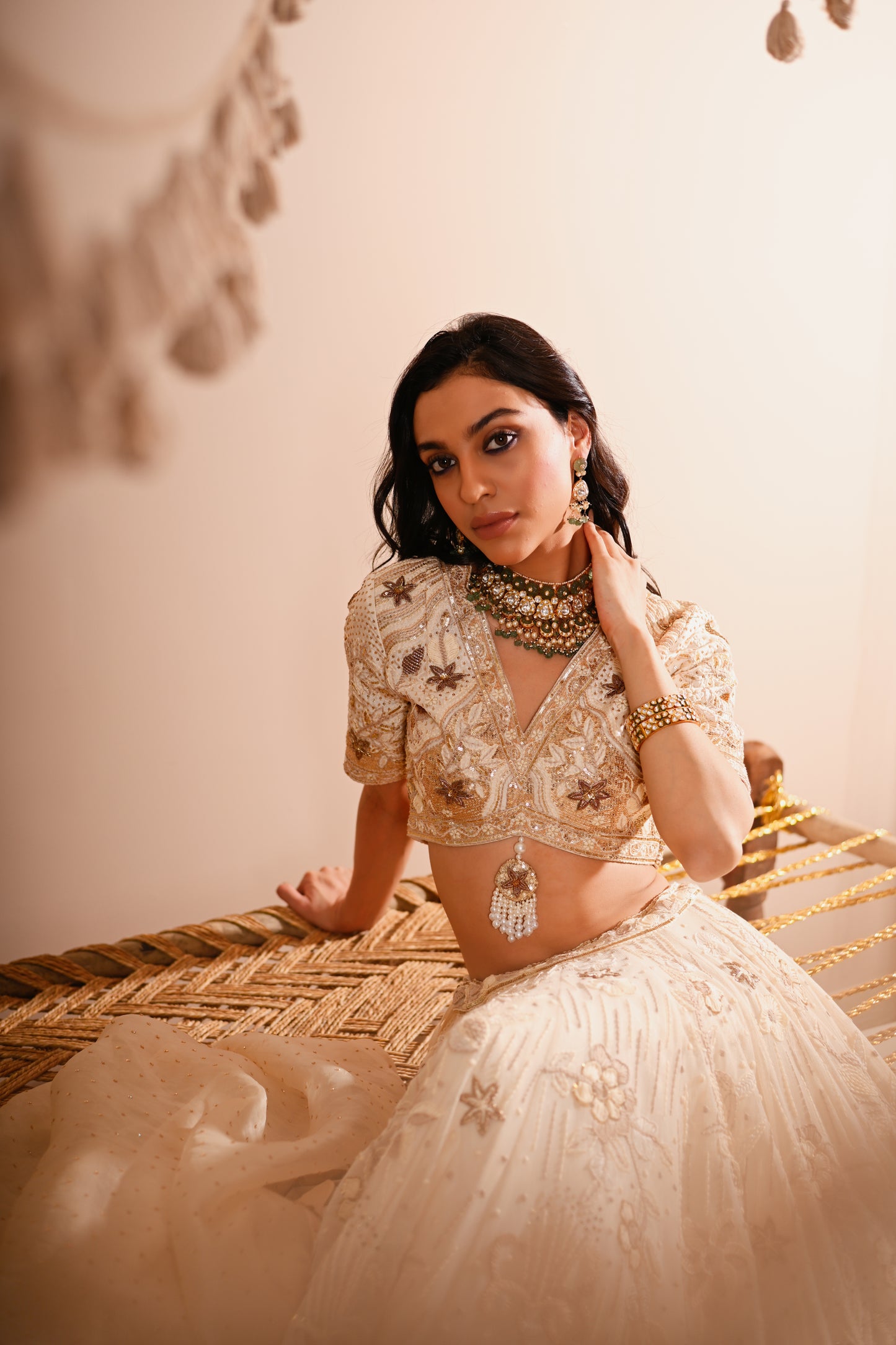 The Ivory Bloom Lehenga Set