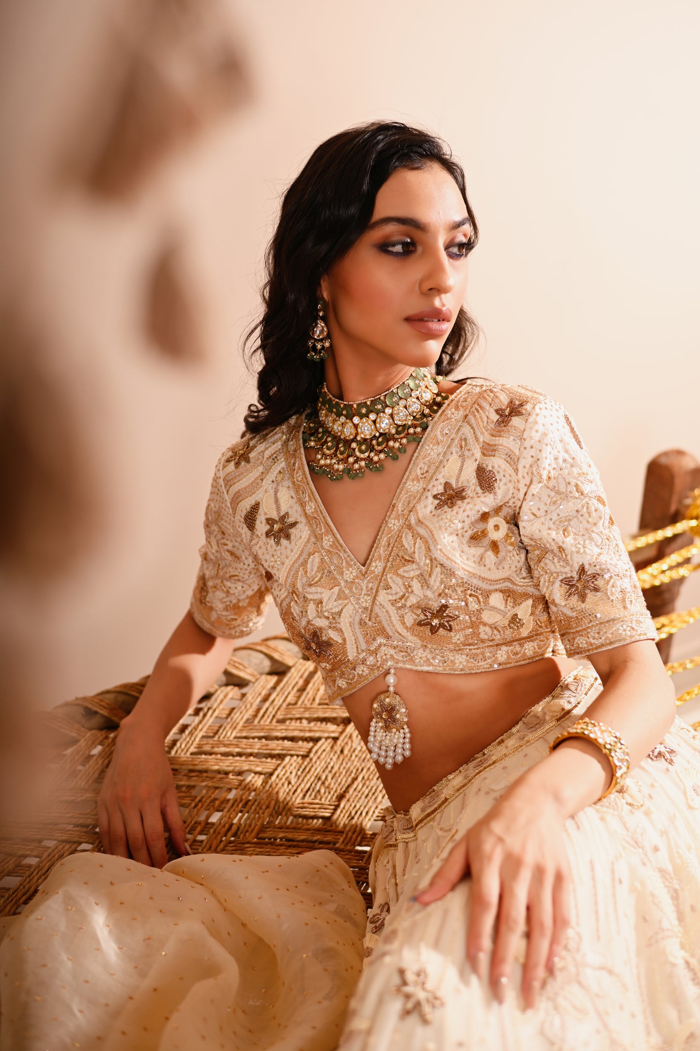 The Ivory Bloom Lehenga Set