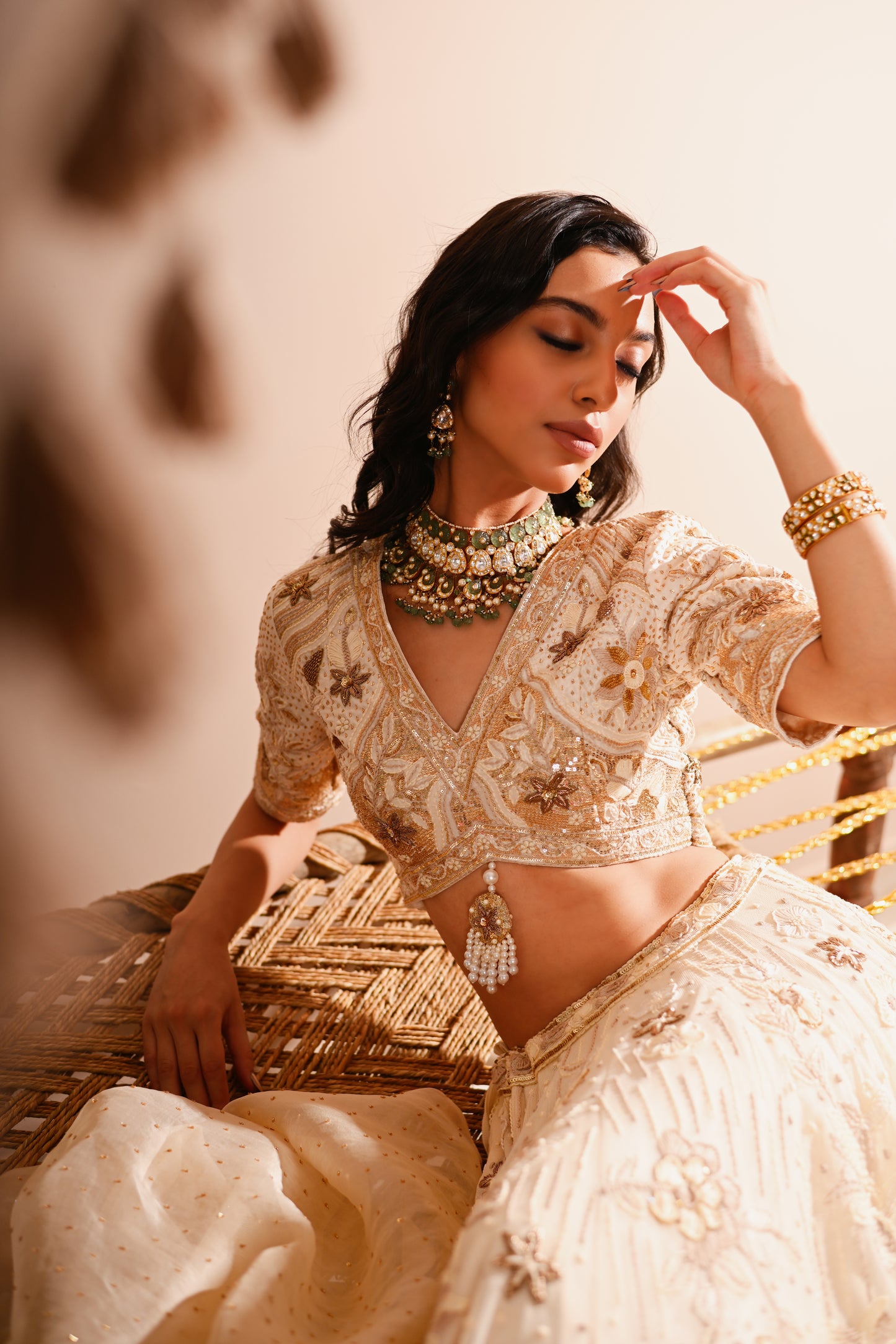 The Ivory Bloom Lehenga Set