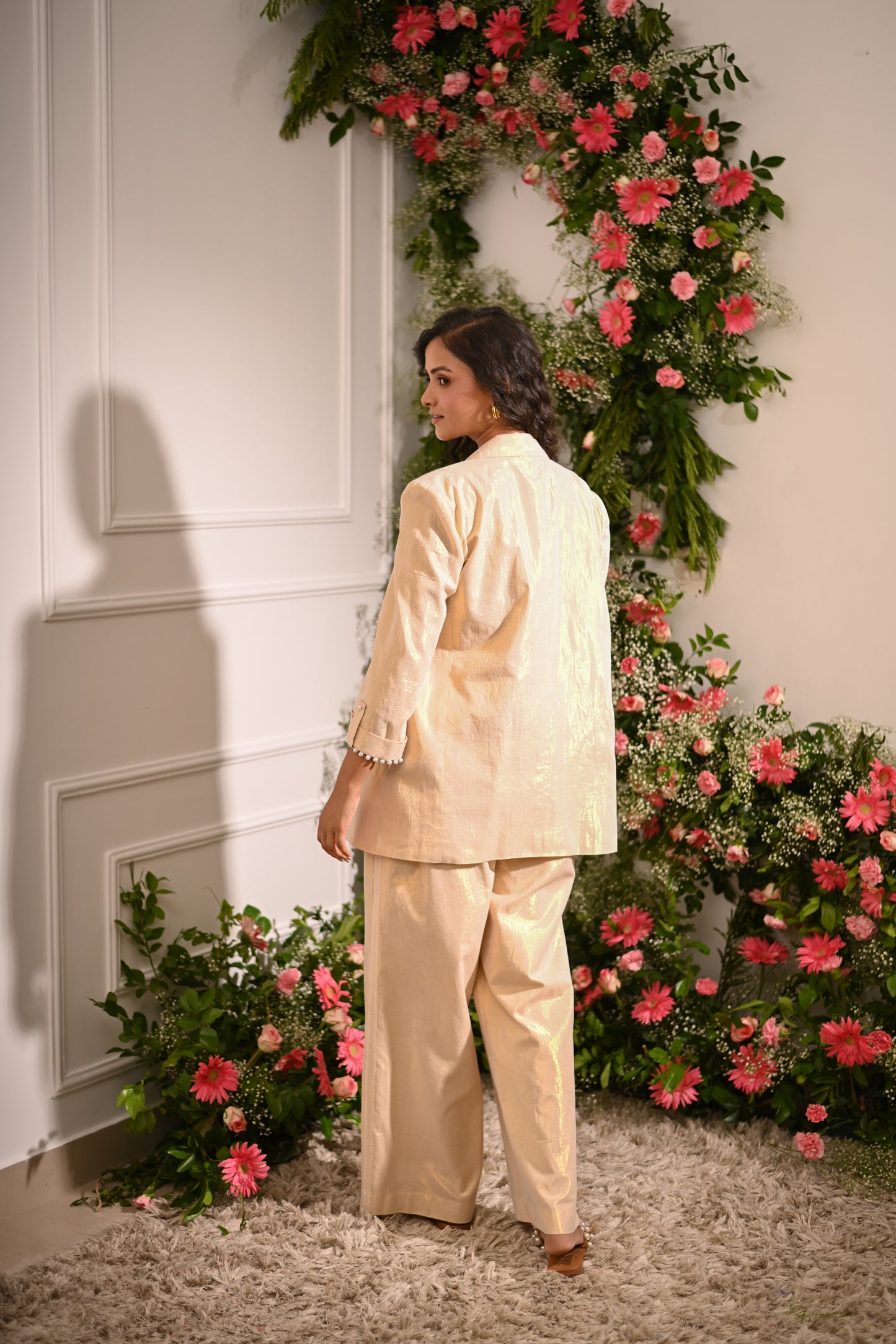 The Gold Sparkled Co-ord Set
