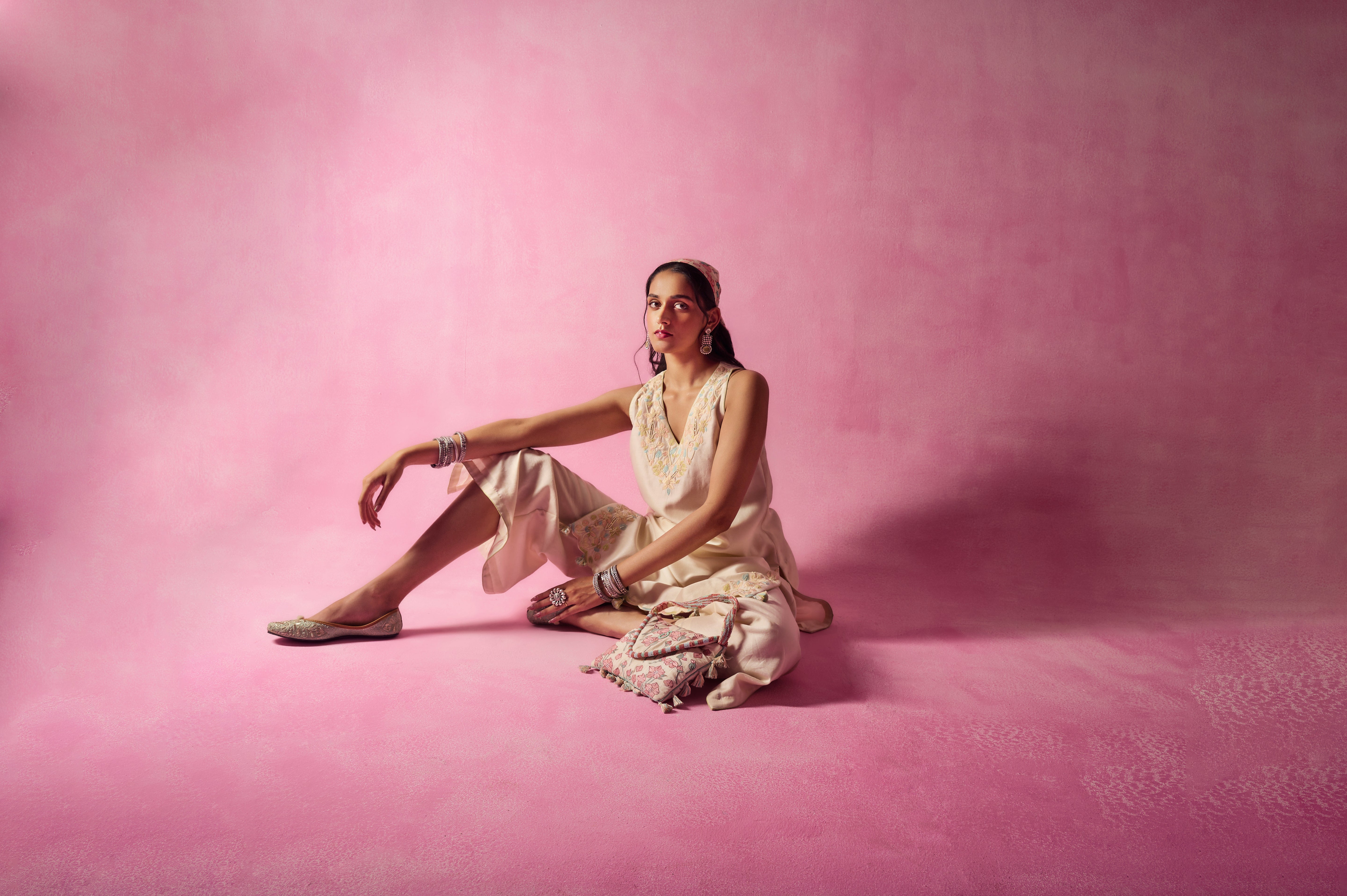 The Ethereal ivory Co-ord Set