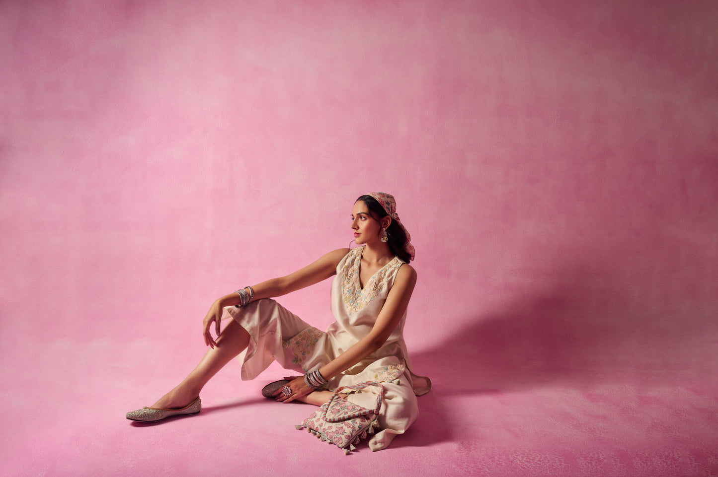 The Ethereal ivory Co-ord Set