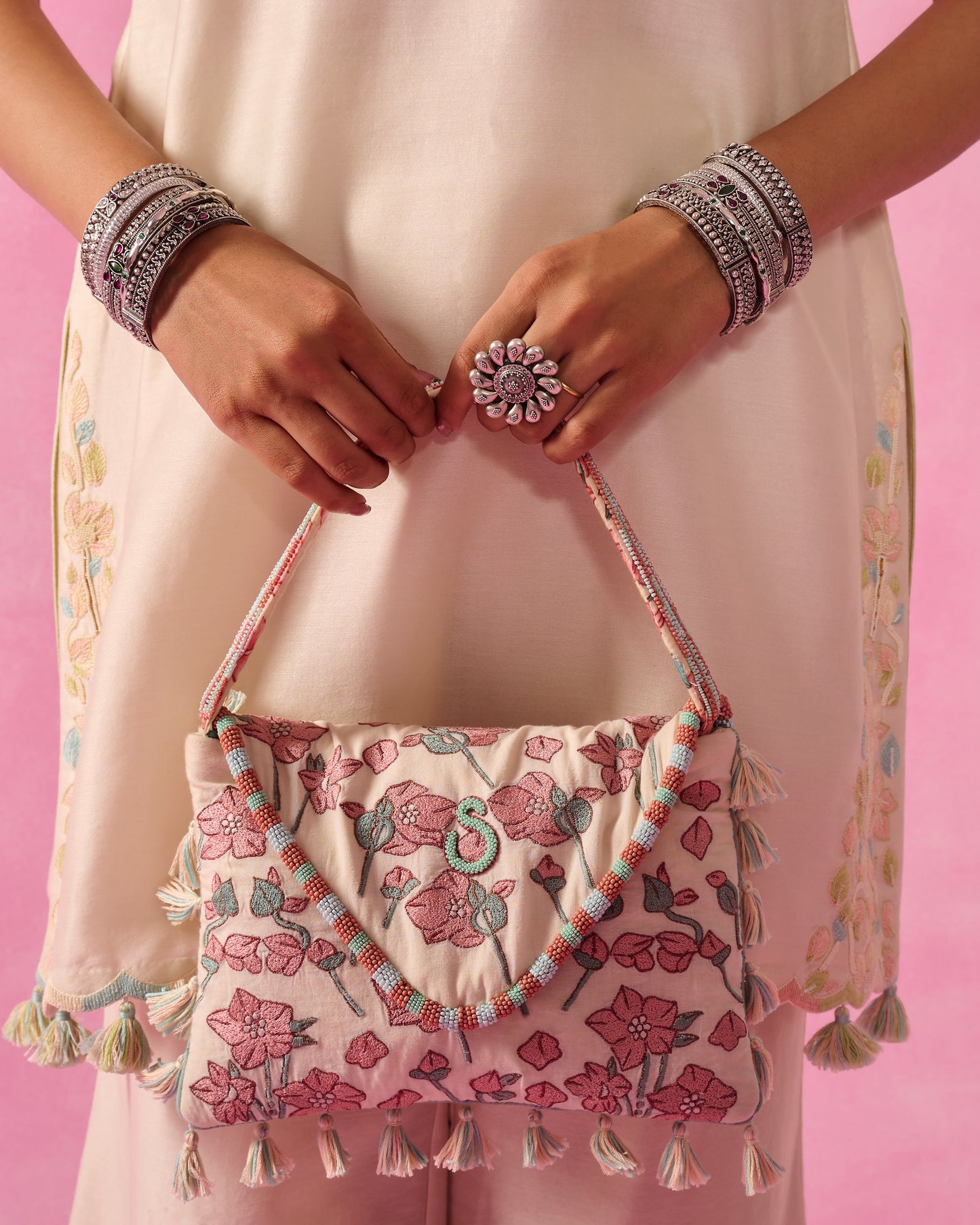 The Ethereal ivory Co-ord Set