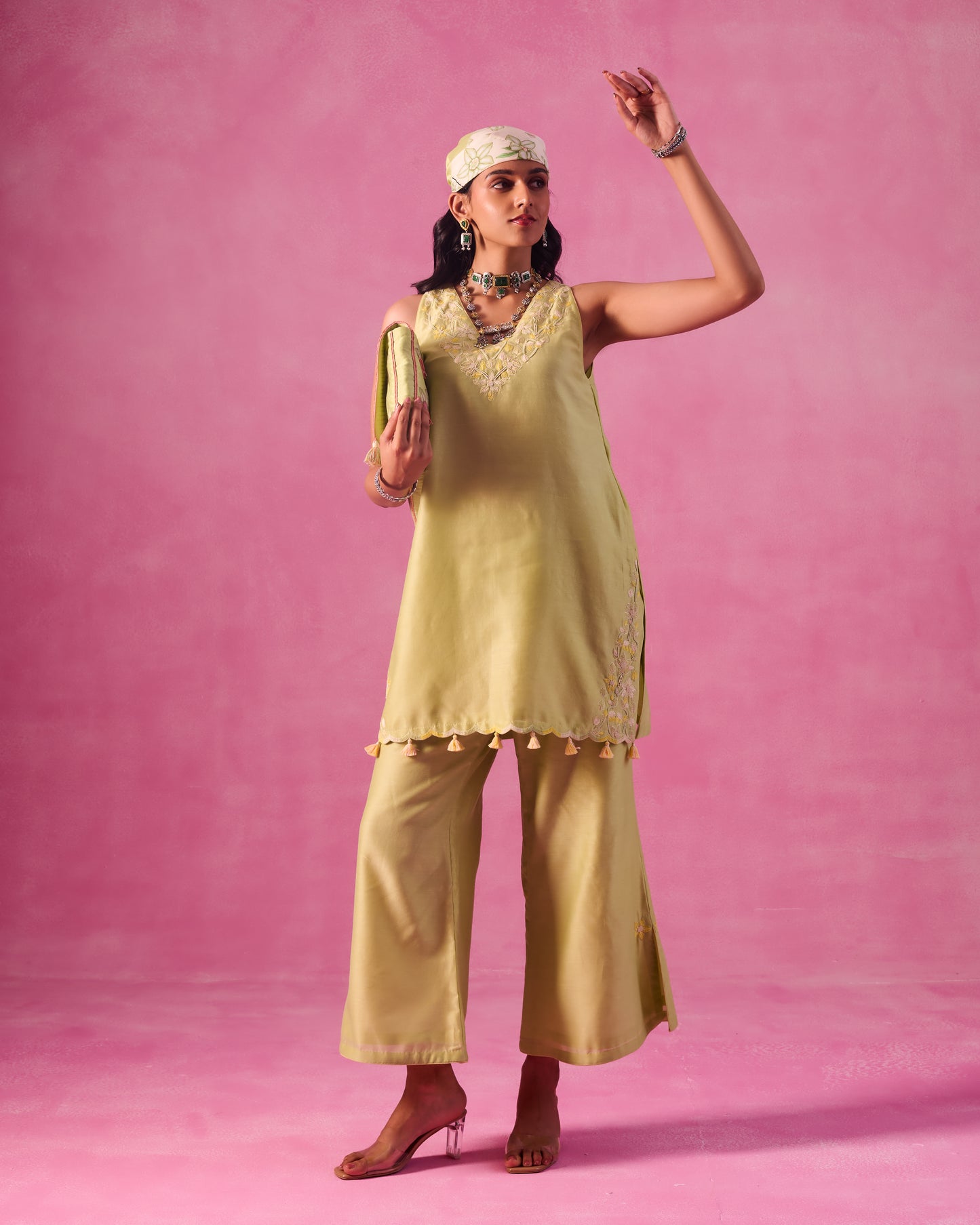 The Ethereal Matcha Green Co-ord Set