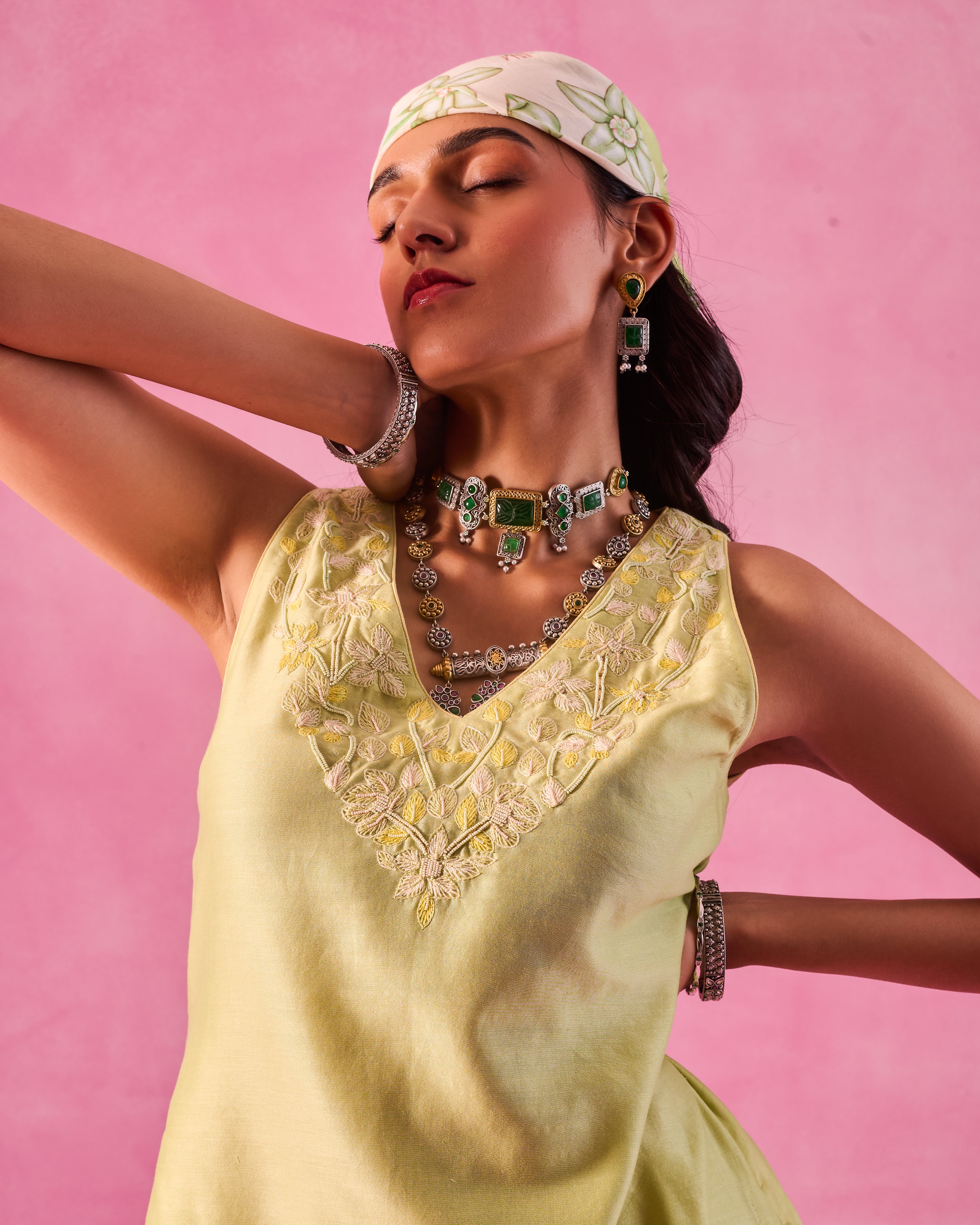 The Ethereal Matcha Green Co-ord Set