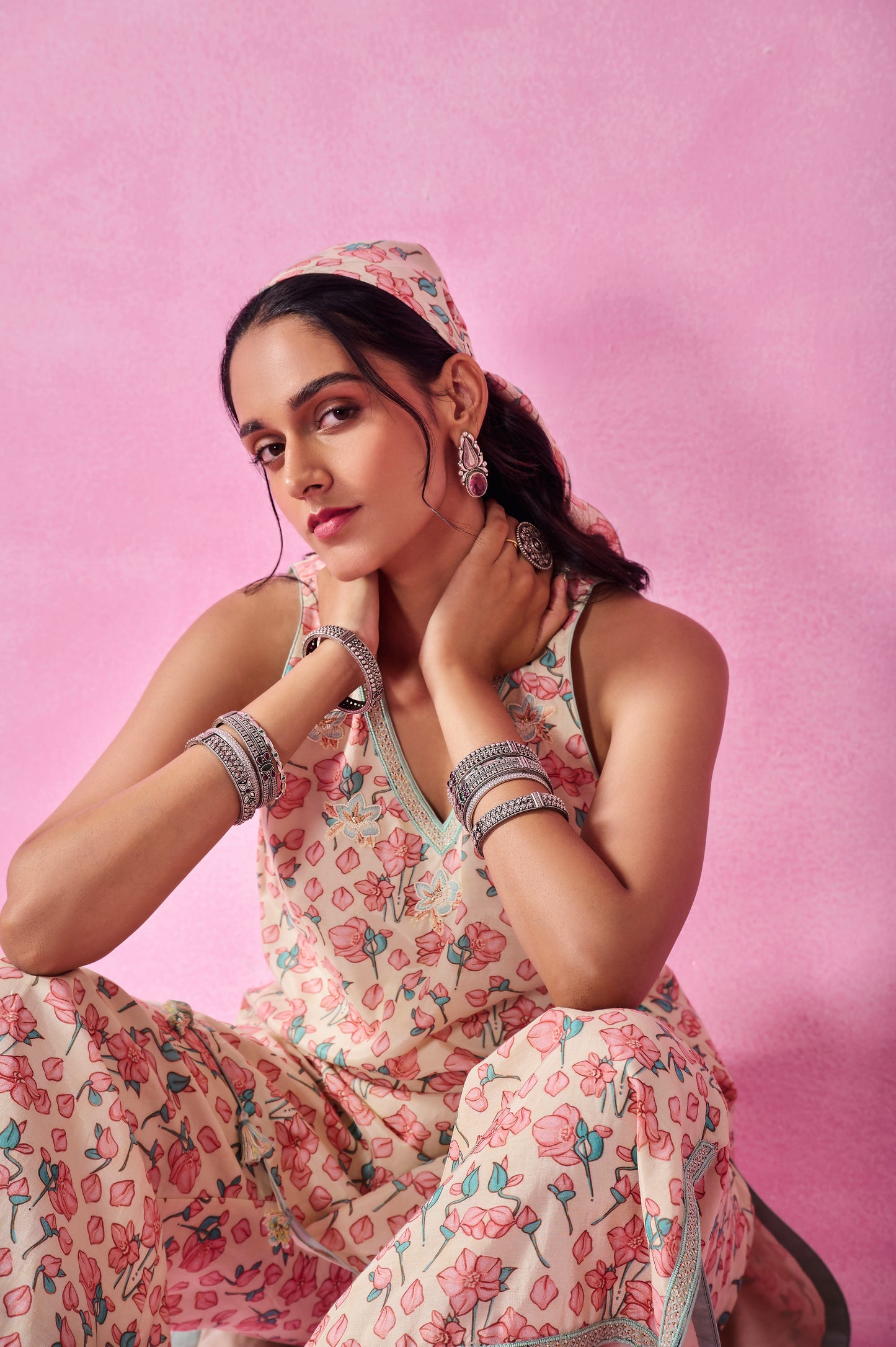 The Ethereal Multi- Coloured Co-ord Set