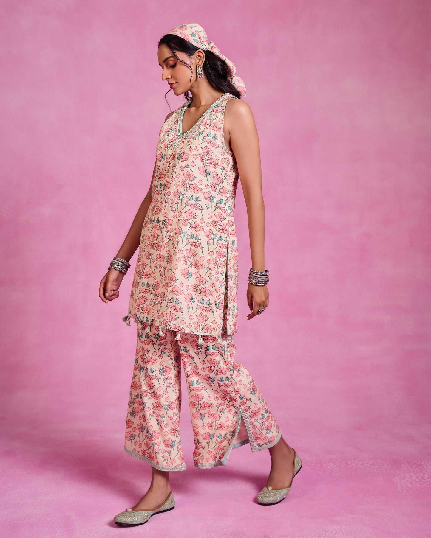 The Ethereal Multi- Coloured Co-ord Set