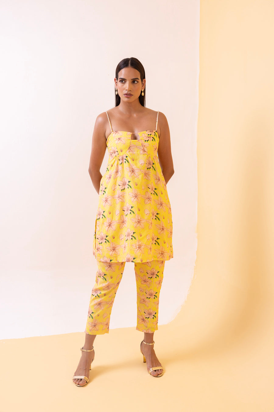 The Butter Yellow Rose Bud Co-ord Set