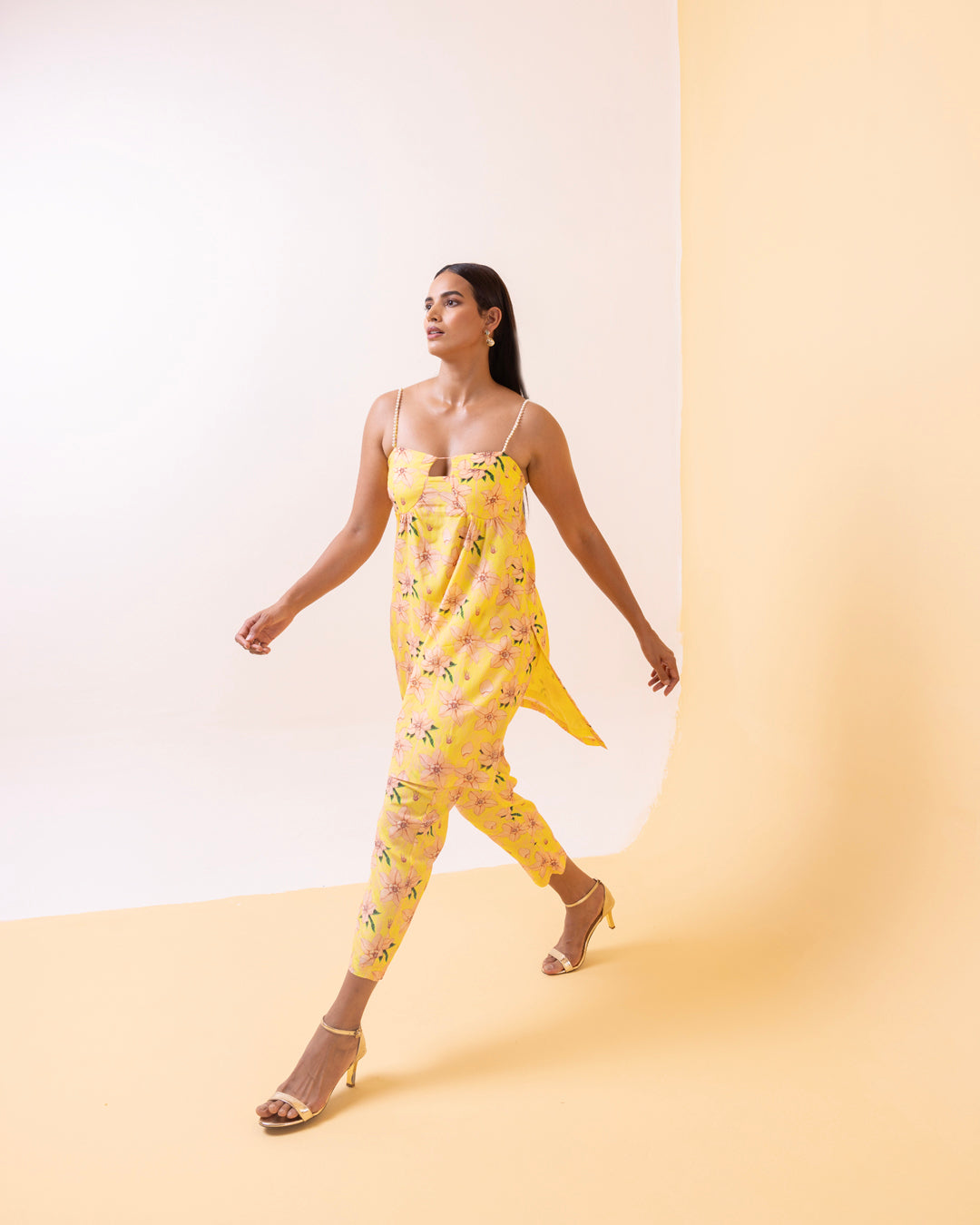 The Butter Yellow Rose Bud Co-ord Set