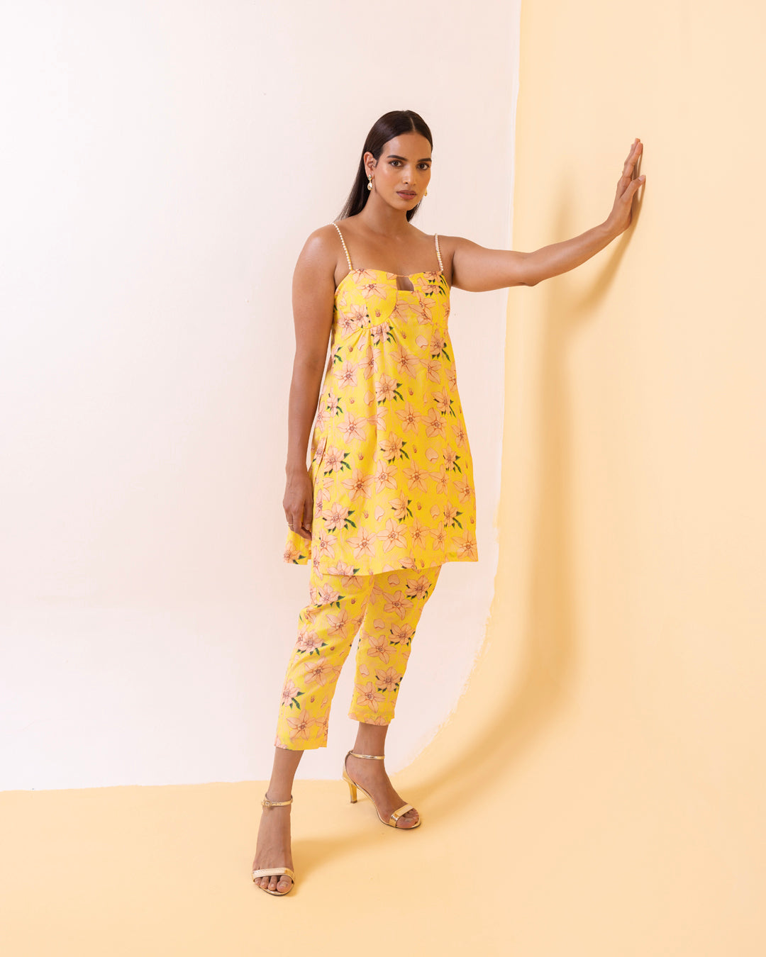 The Butter Yellow Rose Bud Co-ord Set