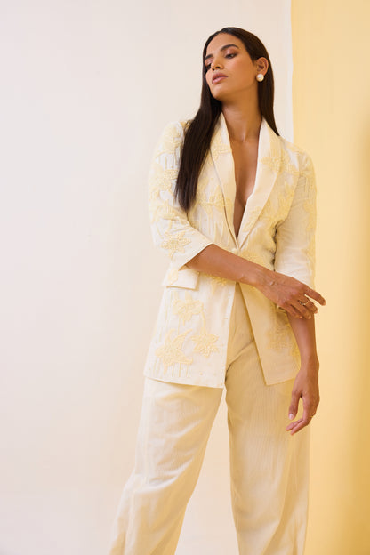 The Ivory Tulle Jacket Set