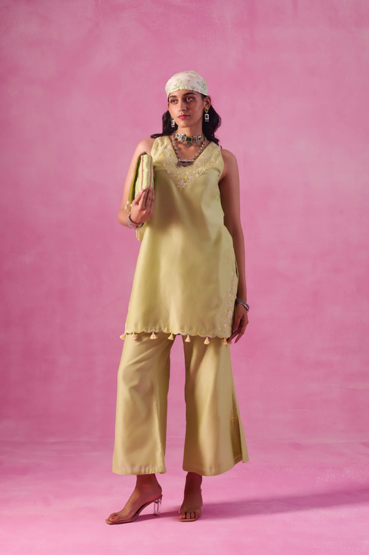 The Ethereal Matcha Green Co-ord Set
