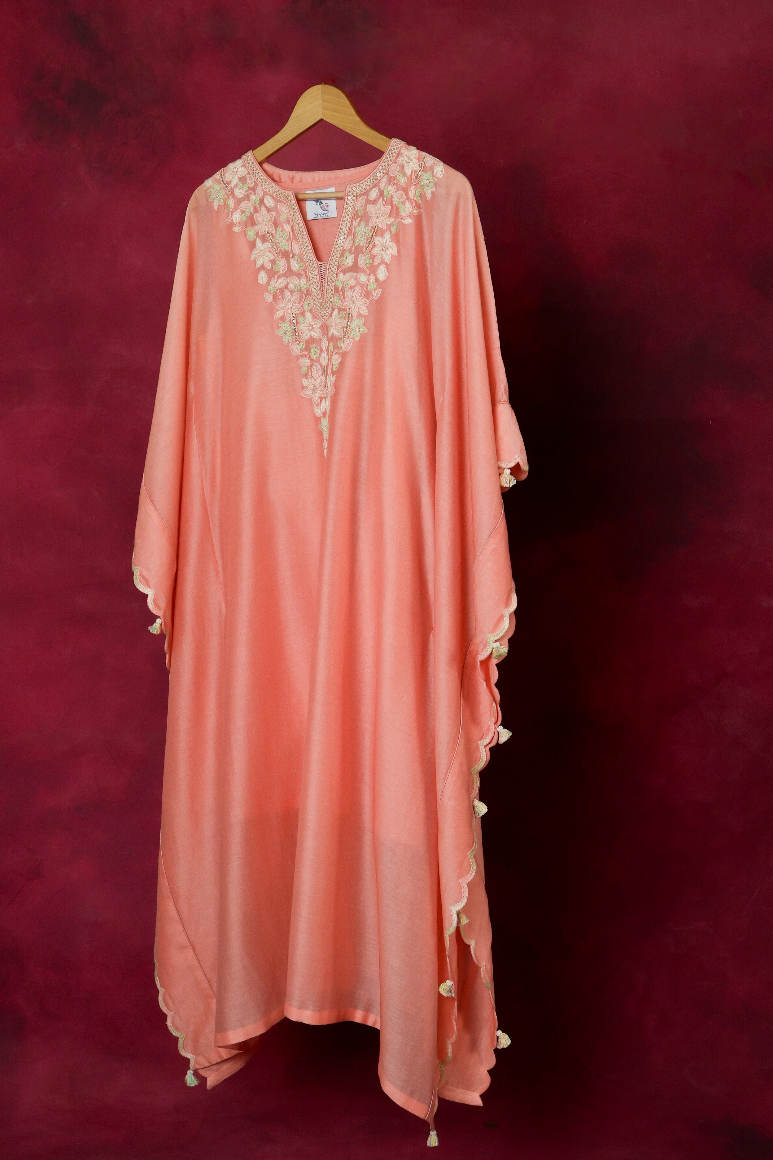 The Eternal Peachy Pink Kaftan Set