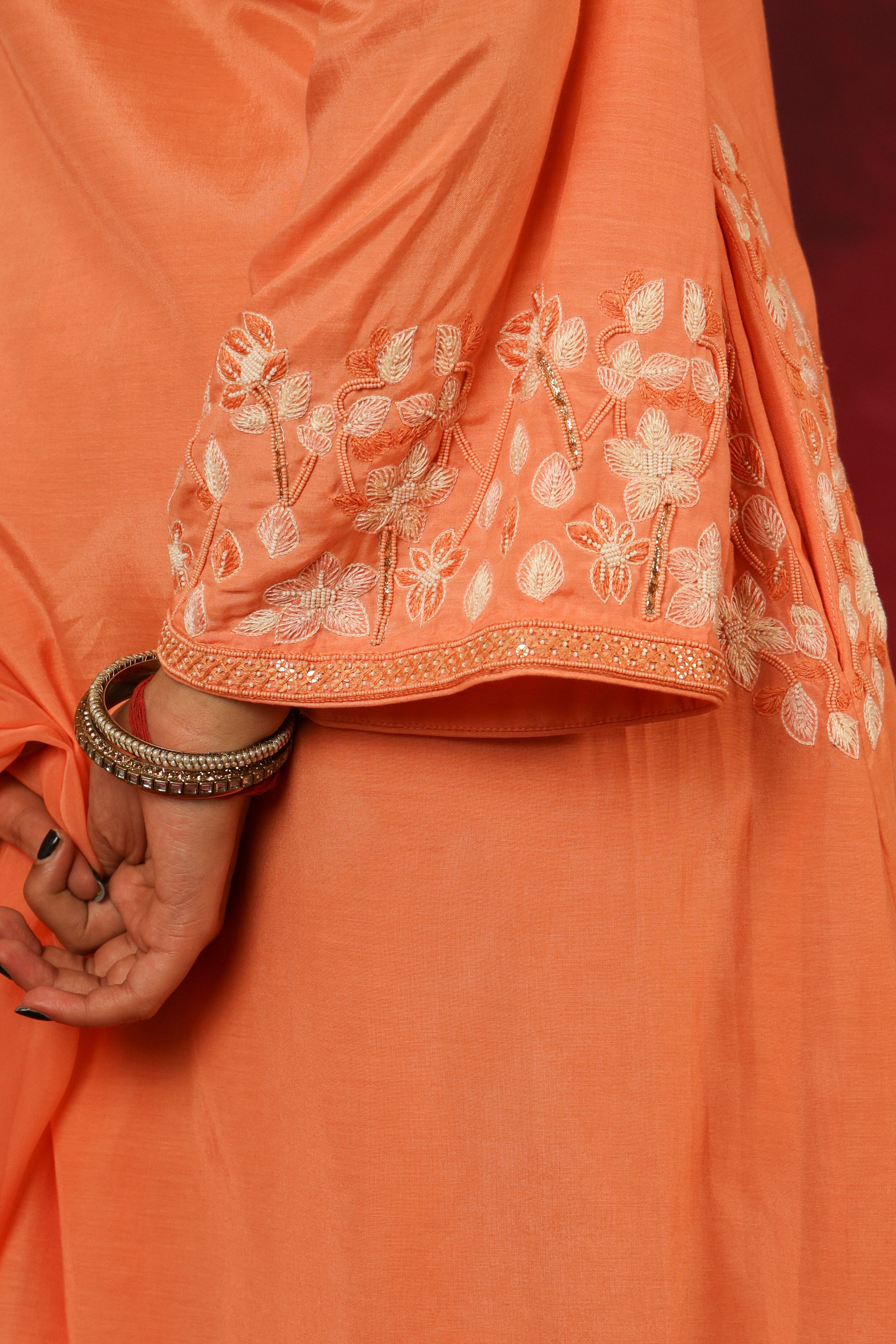 The Eternal Apricot Kurta Set