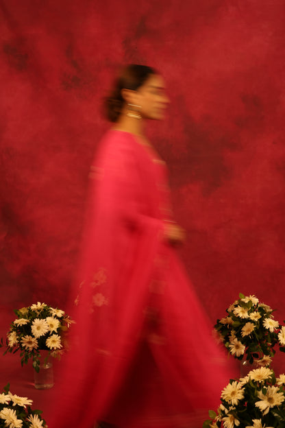 The Eternal Deep Pink Kurta & Sharara Set