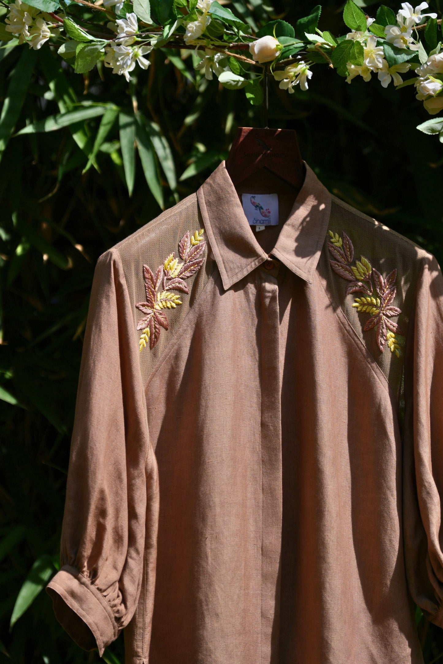 Combined Mink linen shirt