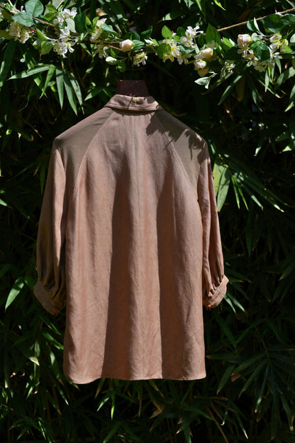 Combined Mink linen shirt