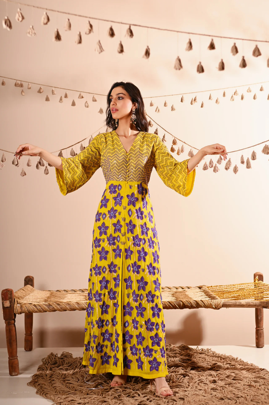The Winter Flower Kurta set