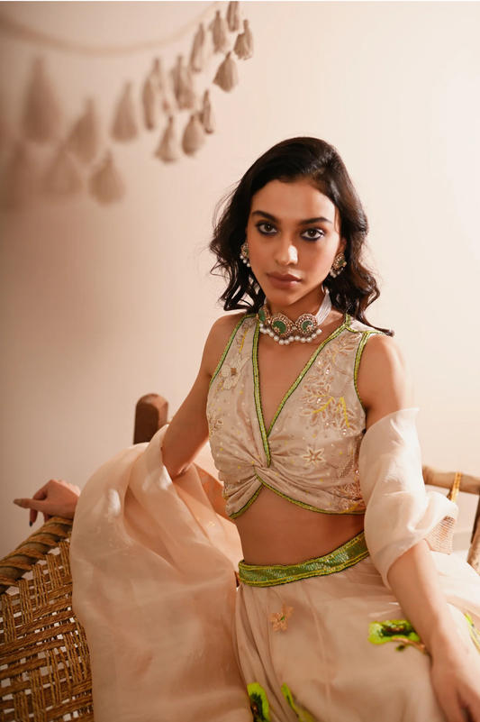 The Poppy Lehenga Set
