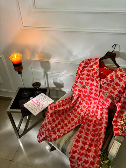 The Red Forest Blazer Co-ord Set