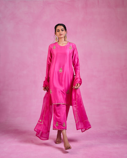 The Eternal Fuchsia Pink Kurta Set