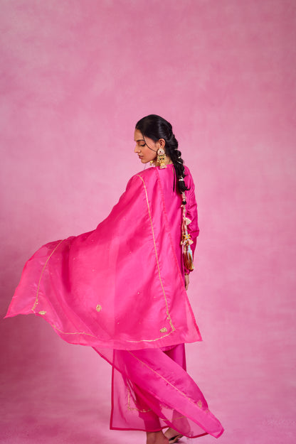 The Eternal Fuchsia Pink Kurta Set