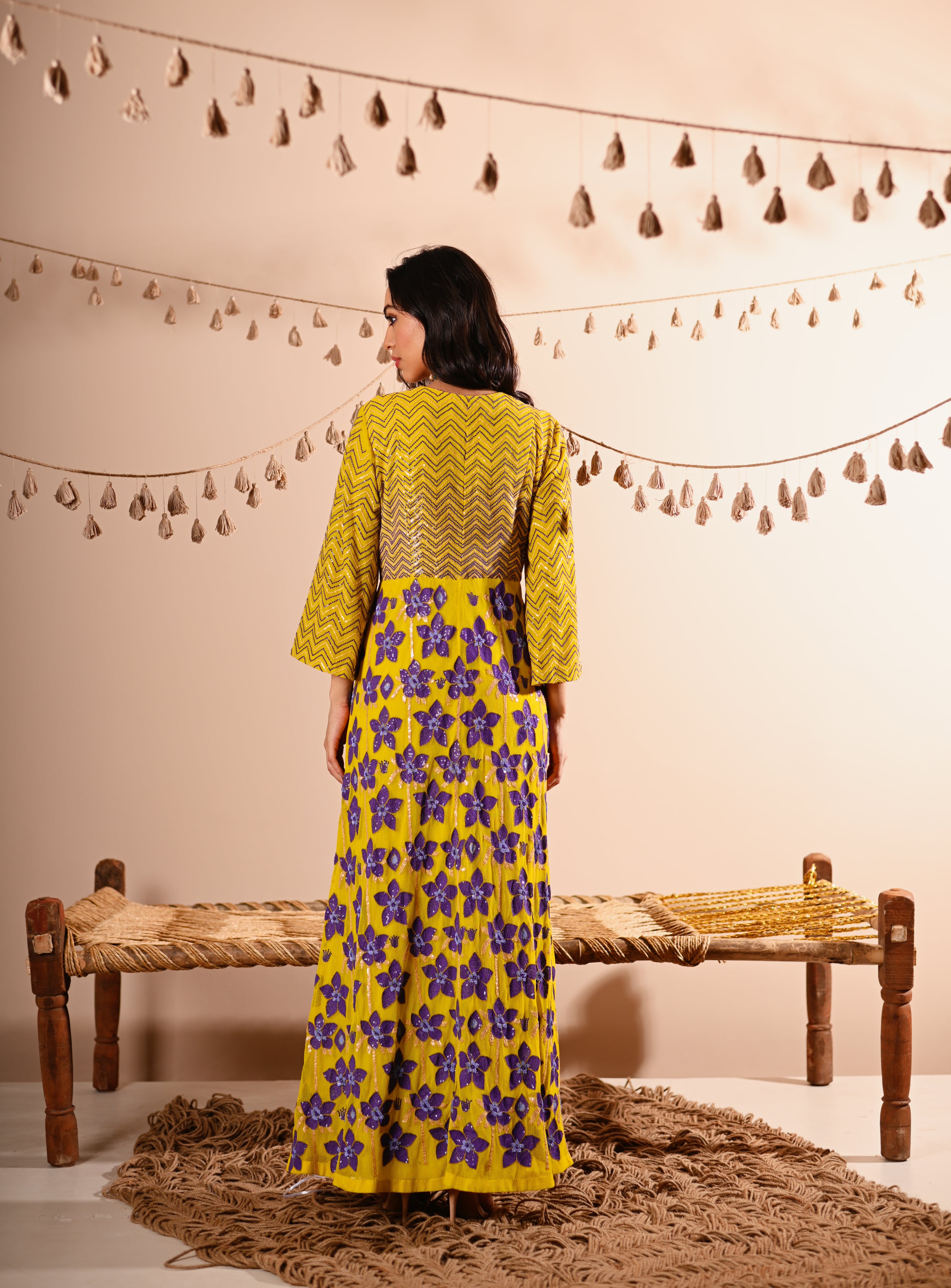 The Winter Flower Kurta set