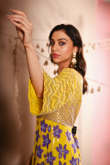 The Winter Flower Kurta set