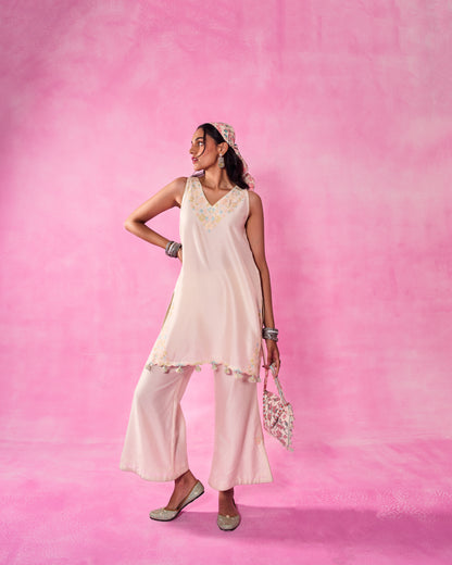 The Ethereal ivory Co-ord Set