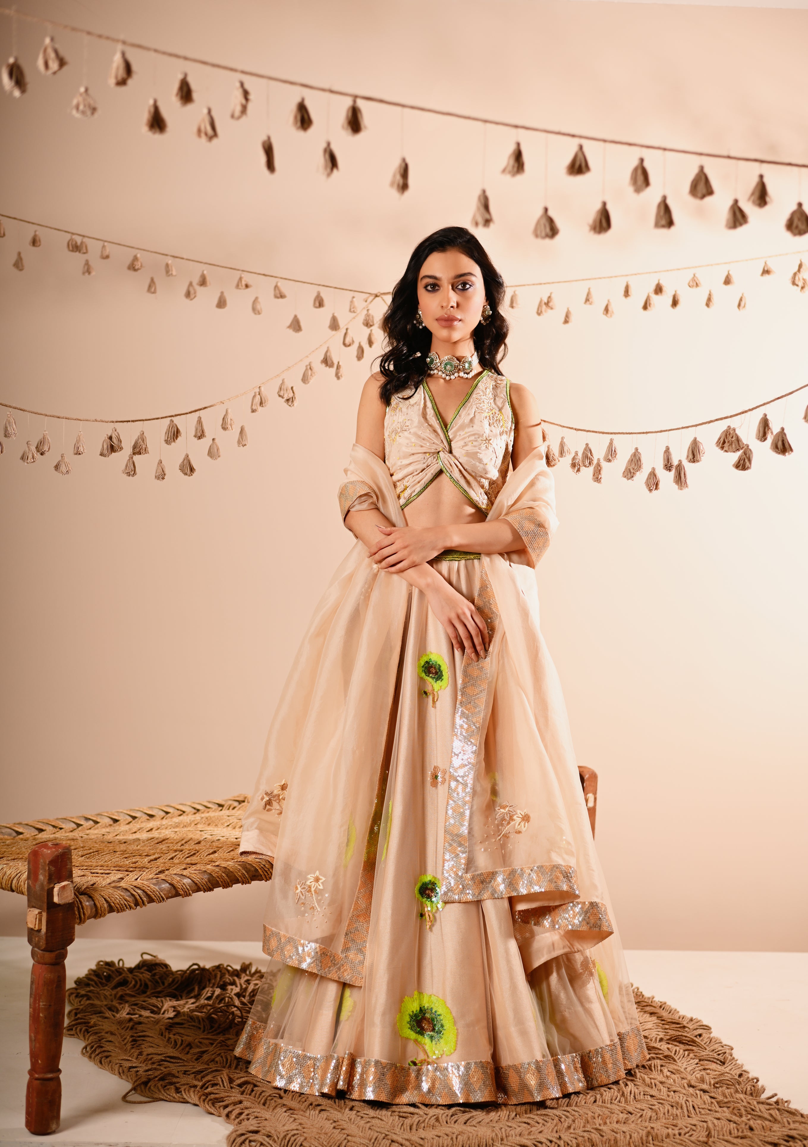 The Poppy Lehenga Set