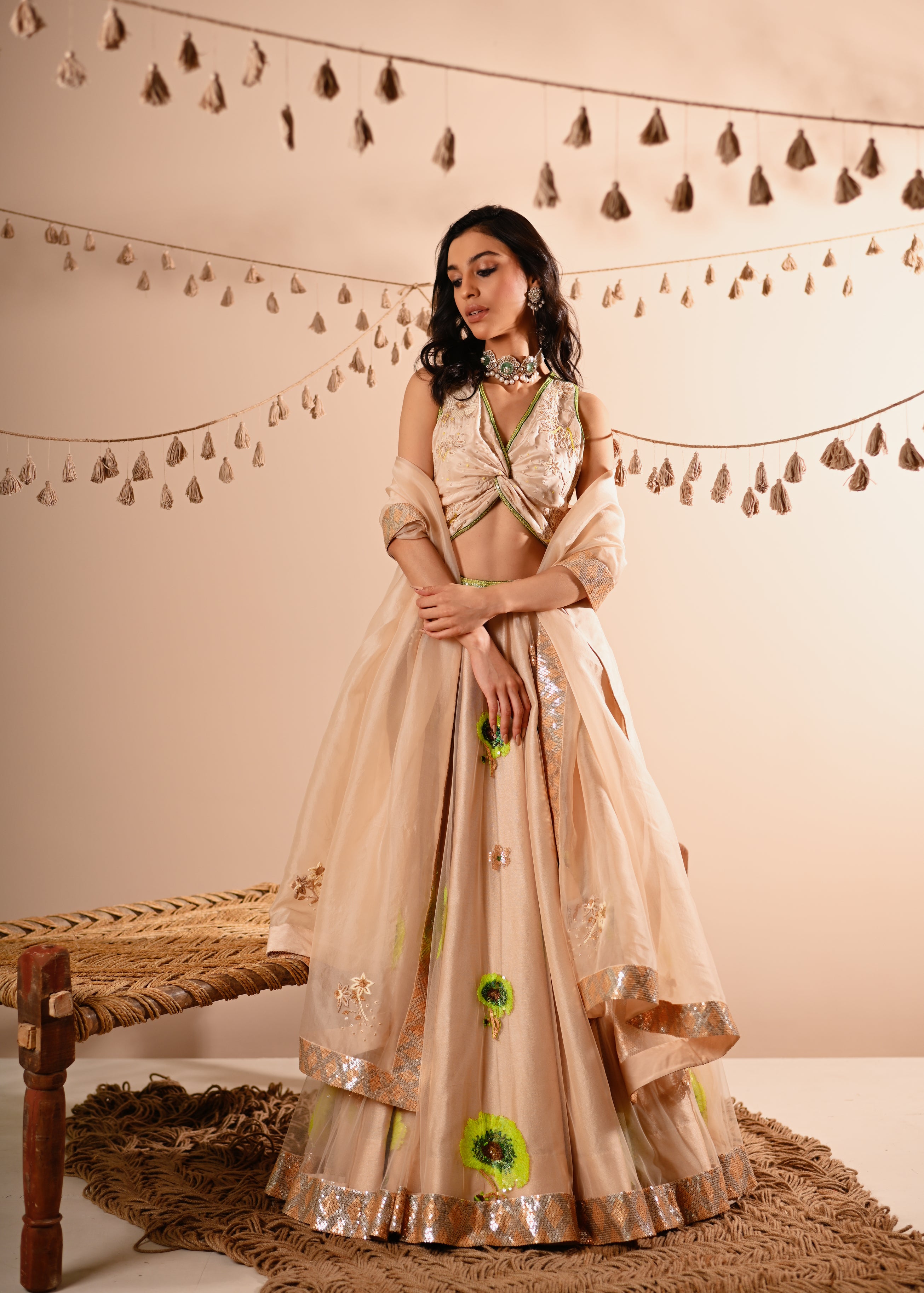 The Poppy Lehenga Set