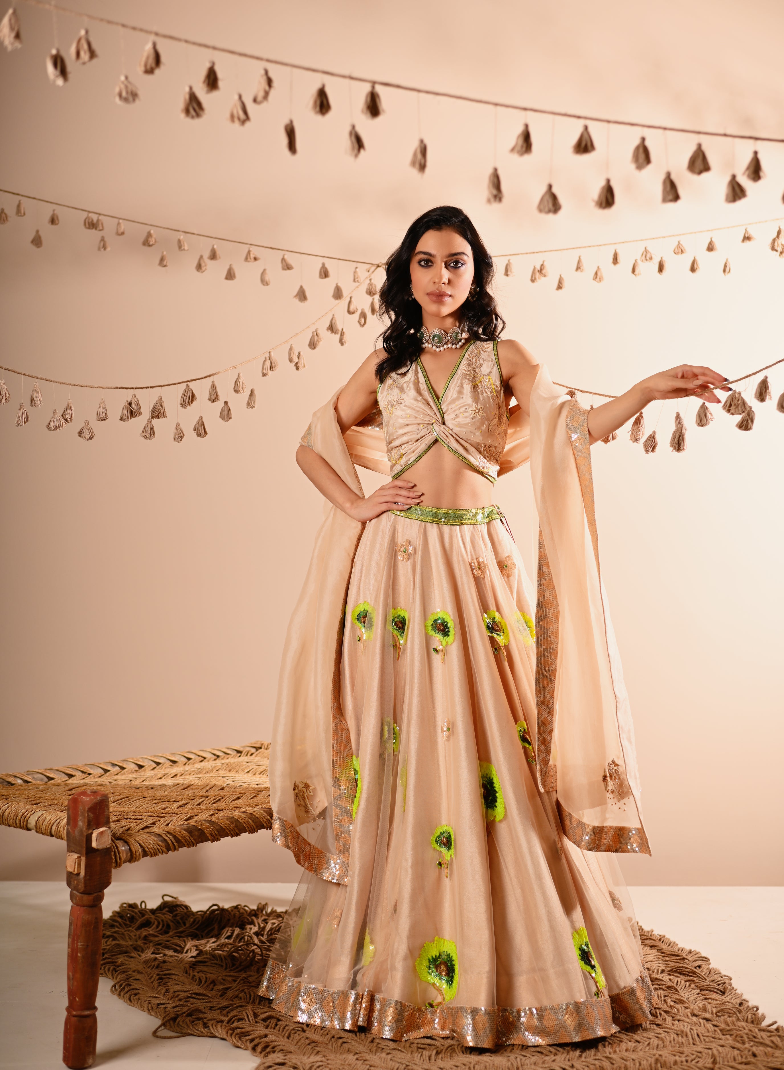 The Poppy Lehenga Set