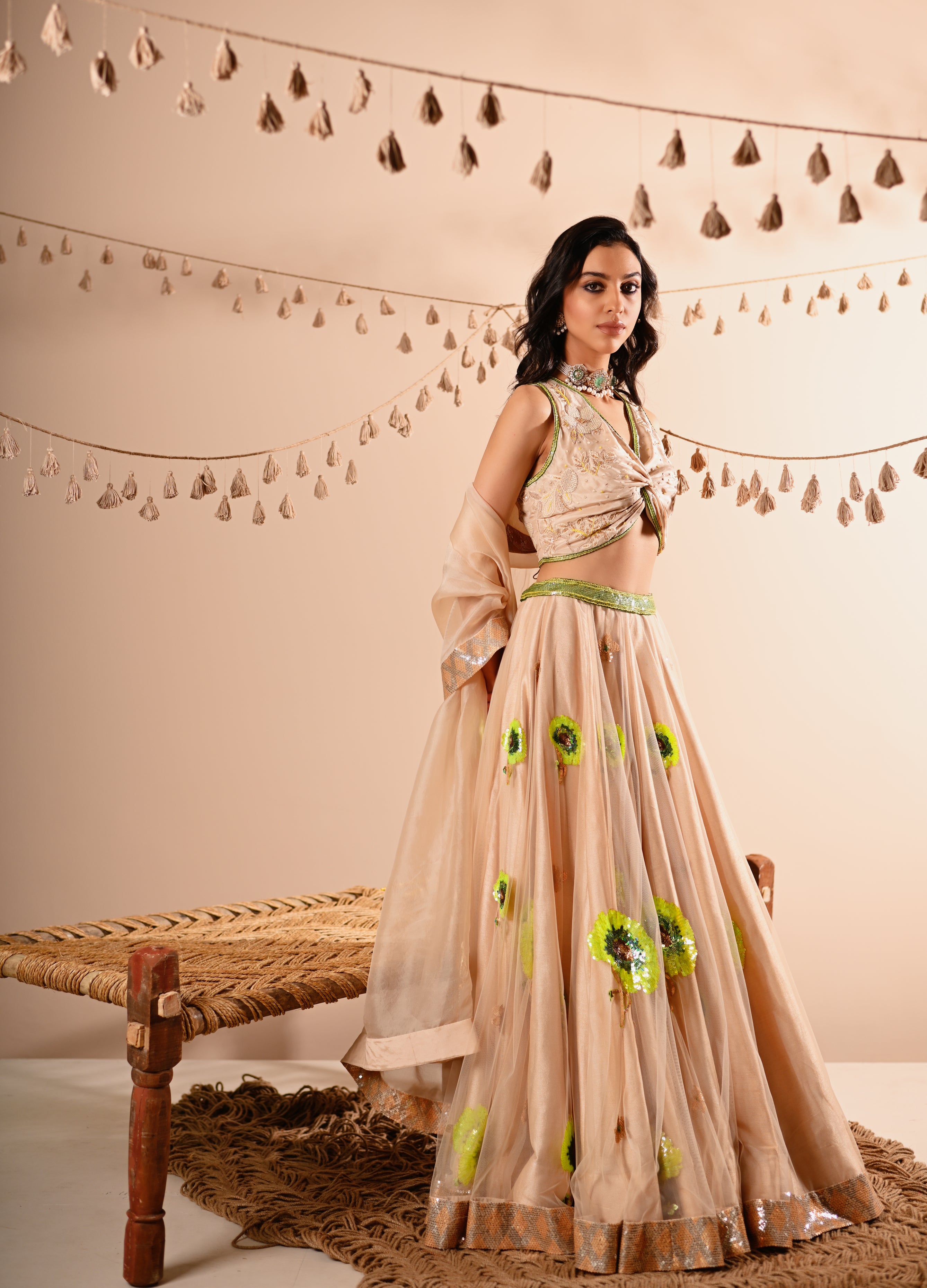 The Poppy Lehenga Set