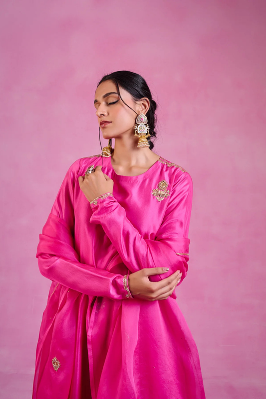 The Eternal Fuchsia Pink Kurta Set